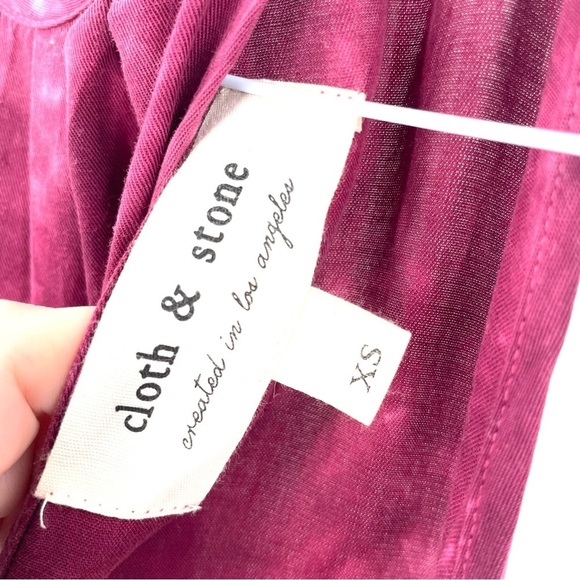 ANTHROPOLOGIE Cloth & Stone Daytripper Tie Dye Straight Leg Jumpsuit Romper - Picture 6 of 7